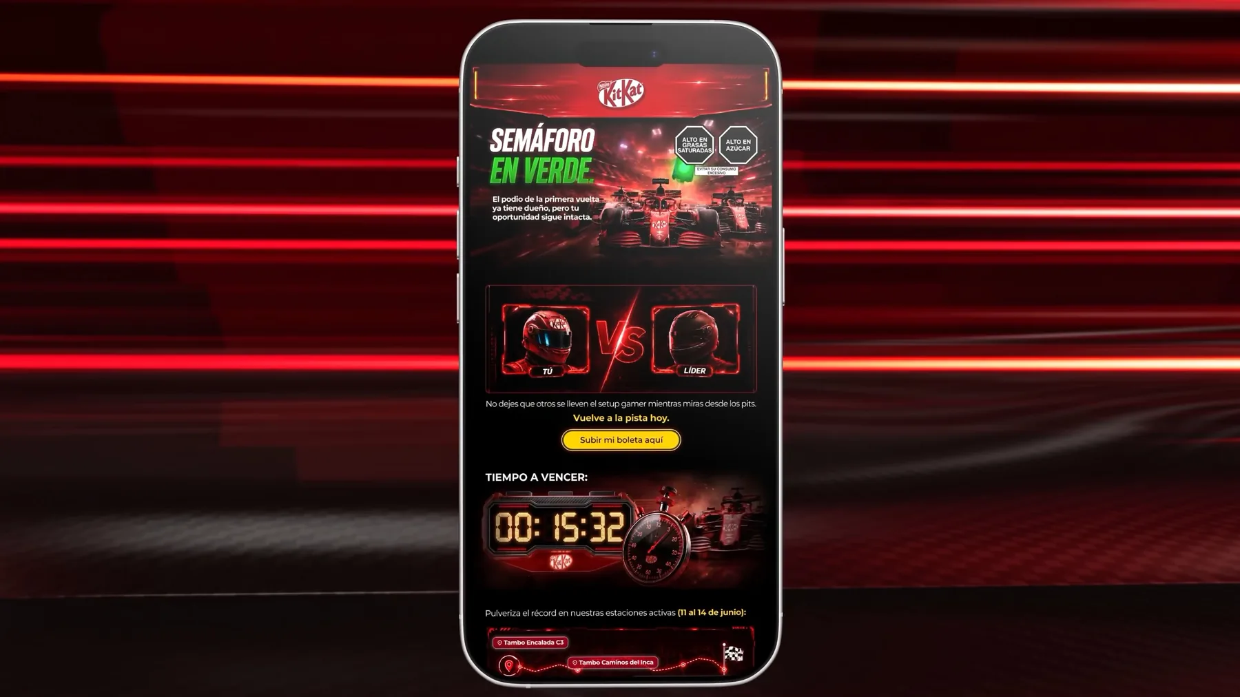 KitKat - email Semáforo en verde