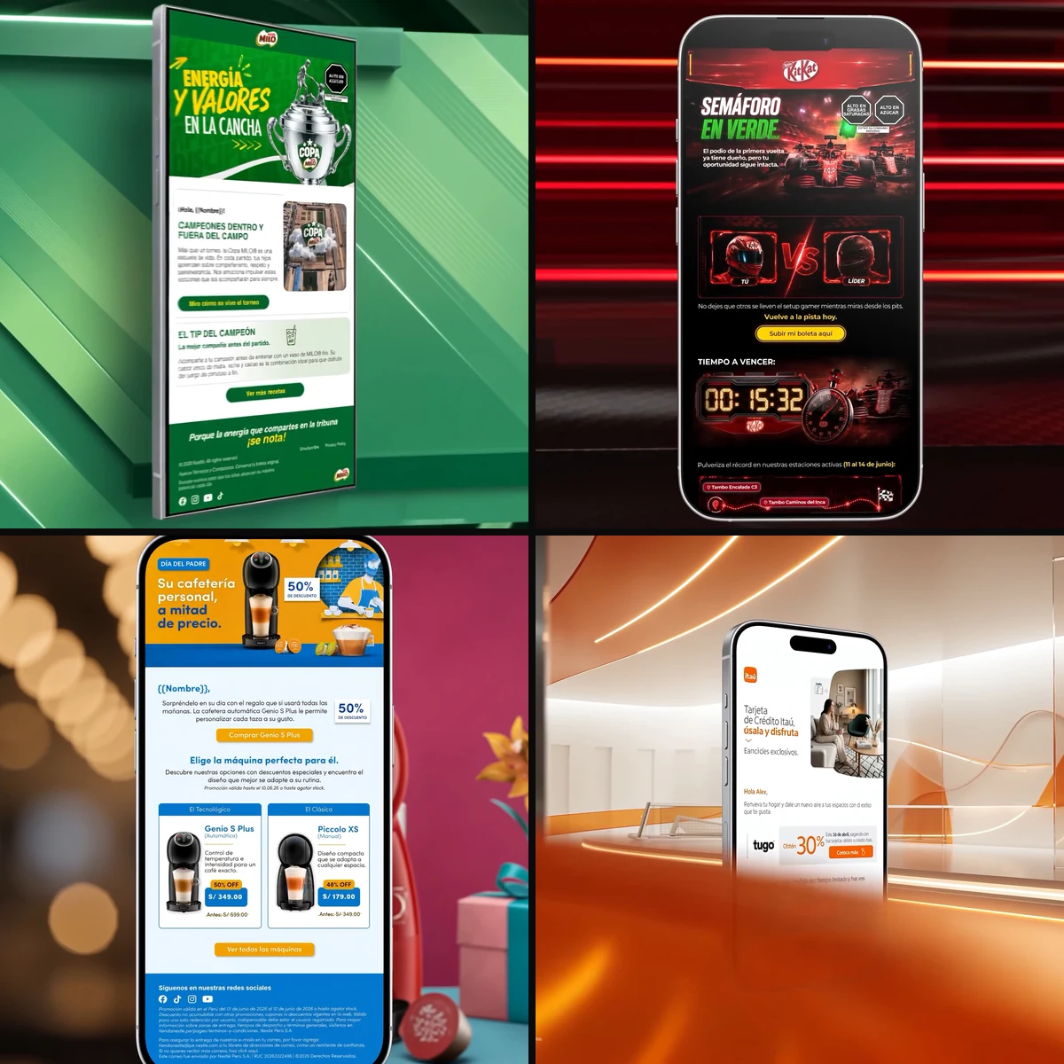 Email Marketing Strategy - Nestlé · Itaú